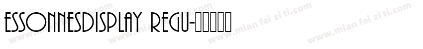 ESSONNESDISPLAY REGU字体转换